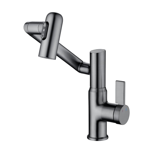 Gleton | Robotic Arm Basin Faucet with Temperature Display - GLF2418